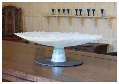 Lot 118 - Contemporary pate-de-verre studio glass centrepiece