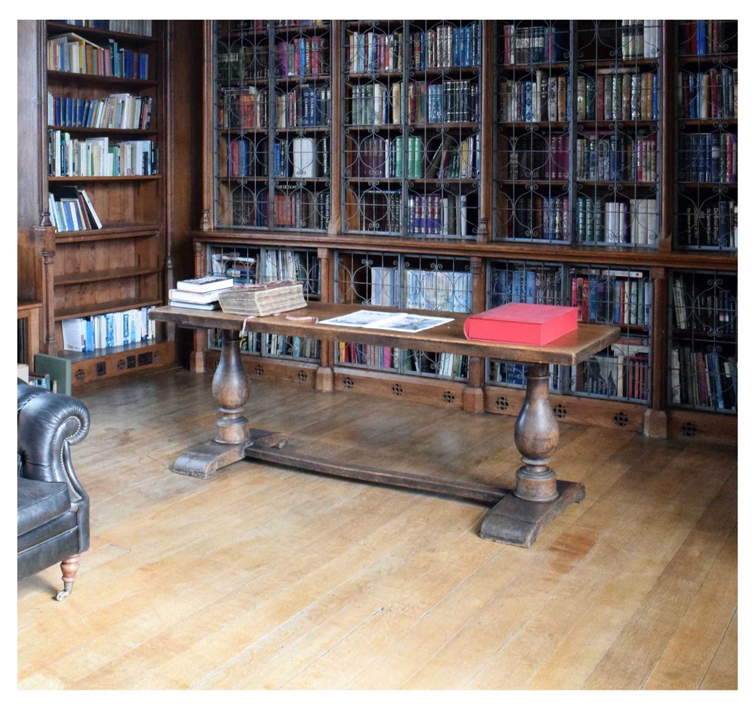 Lot 39 - 17th Century Continental walnut trestle table