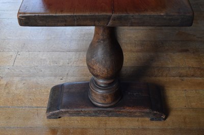 Lot 39 - 17th Century Continental walnut trestle table