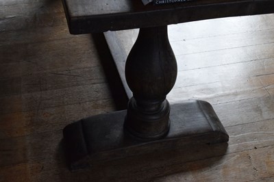 Lot 39 - 17th Century Continental walnut trestle table