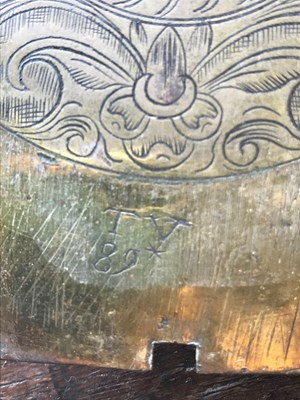 Lot 44 - Chew Valley interest: late 17th Century and later brass lantern clock, Thomas Veale 1689