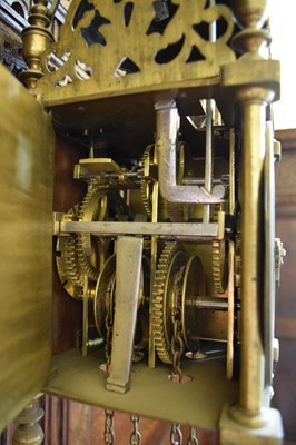 Lot 44 - Chew Valley interest: late 17th Century and later brass lantern clock, Thomas Veale 1689