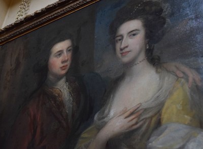 Lot 46 - Circle of Arthur Pond, (circa1701-1758) - Oil on canvas, Henry and Susanna Hoare