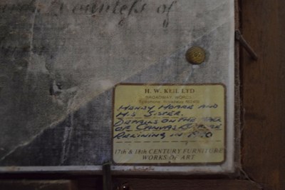 Lot 46 - Circle of Arthur Pond, (circa1701-1758) - Oil on canvas, Henry and Susanna Hoare