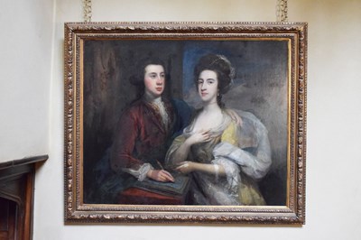 Lot 46 - Circle of Arthur Pond, (circa1701-1758) - Oil on canvas, Henry and Susanna Hoare