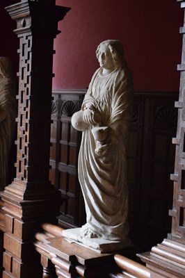 Lot 47 - Set of four figures of Cardinal Saints