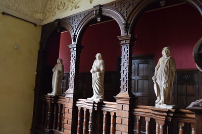 Lot 47 - Set of four figures of Cardinal Saints