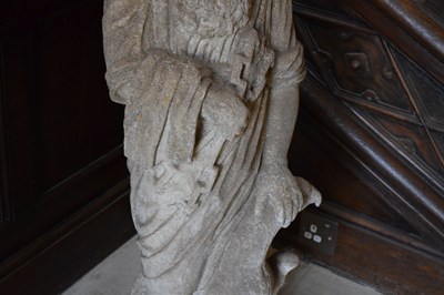 Lot 47 - Set of four figures of Cardinal Saints