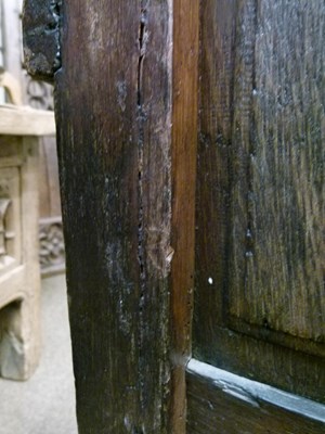 Lot 48 - Scottish oak caqueteuse chair