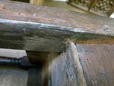 Lot 48 - Scottish oak caqueteuse chair