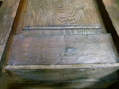 Lot 48 - Scottish oak caqueteuse chair