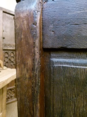 Lot 48 - Scottish oak caqueteuse chair