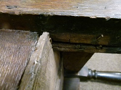 Lot 48 - Scottish oak caqueteuse chair