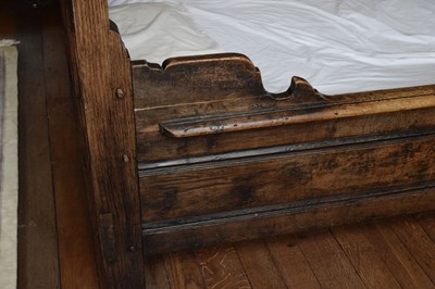 Lot 55 - Late 17th Century oak bed