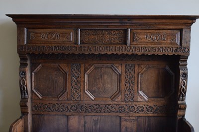 Lot 55 - Late 17th Century oak bed