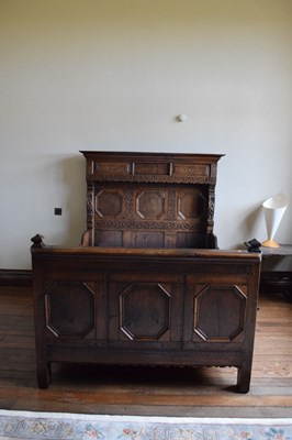 Lot 55 - Late 17th Century oak bed