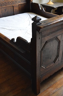 Lot 55 - Late 17th Century oak bed