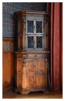 Lot 60 - French walnut side cabinet