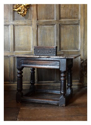 Lot 68 - Charles I oak centre table