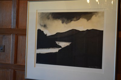 Lot 130 - John Knapp-Fisher (1931-2015) - Watercolour and Ink - Landscape, North Wales