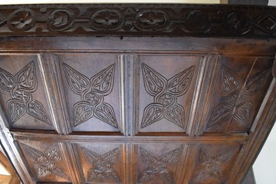Lot 78 - James I oak tester bed