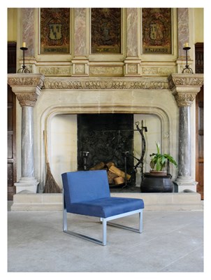 Lot 122 - 1970s modernist upholstered chair