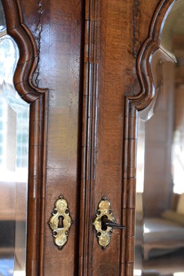 Lot 93 - Queen Anne walnut cabinet on chest, circa 1710
