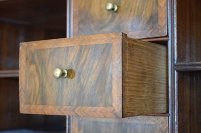 Lot 93 - Queen Anne walnut cabinet on chest, circa 1710