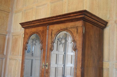Lot 93 - Queen Anne walnut cabinet on chest, circa 1710