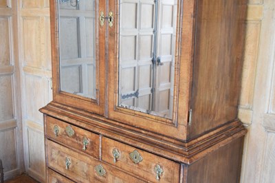 Lot 93 - Queen Anne walnut cabinet on chest, circa 1710