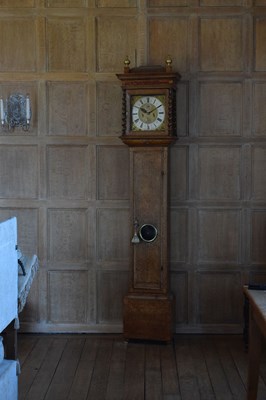 Lot 99 - John Norcot, London – Fine walnut and seaweed marquetry eight-day brass dial longcase clock