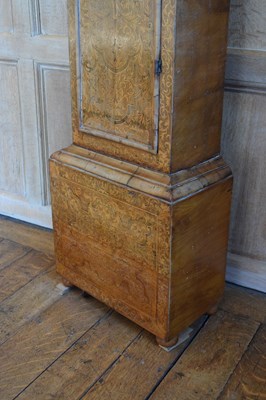 Lot 99 - John Norcot, London – Fine walnut and seaweed marquetry eight-day brass dial longcase clock