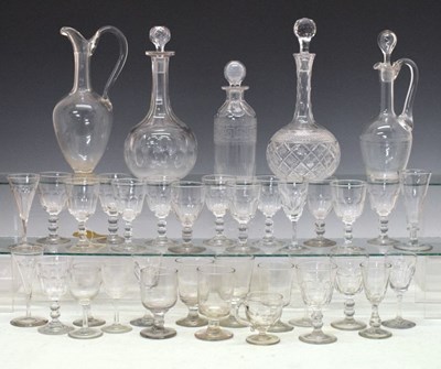 Lot 372 - Collection of mainly 19th Century glassware