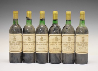 Lot 586 - Château Pichon Langueville Comtesse de Lalande Pauillac Grand Cru Classe, 1980, Pauillac, Bordeaux