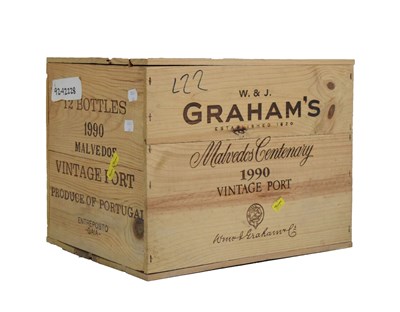 Lot 737 - W&J Graham’s Malvedos Centenary Vintage Port, 1990
