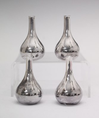 Lot 207 - Dansk Designs four ovoid candlesticks