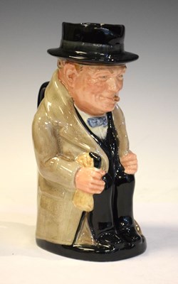 Lot 381 - Royal Doulton Winston Churchill Toby jug