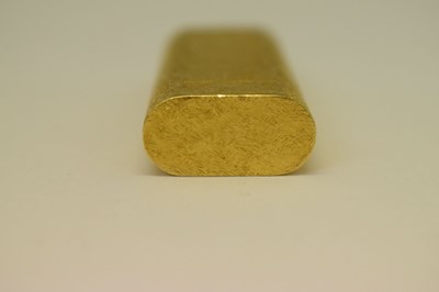 Lot 227 - Cartier - Gold plated pocket lighter