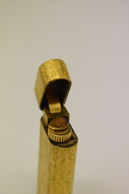 Lot 227 - Cartier - Gold plated pocket lighter