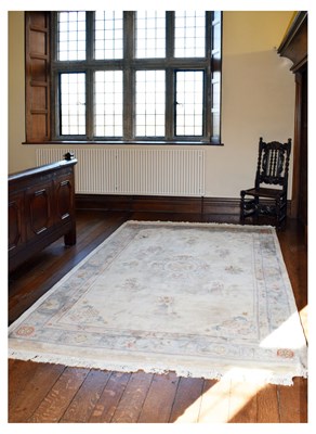 Lot 110 - Chinese cream wool rug