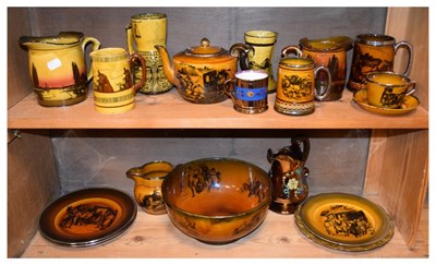 Lot 609 - Quantity of Royal Doulton 'Coaching Days' ware, Jacobean ware jug, etc