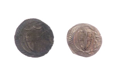 Lot 366 - Commonwealth penny and one other