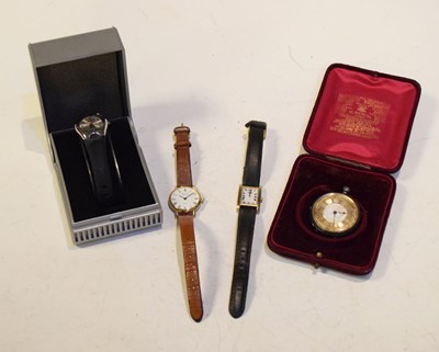 Lot 112 - Late Victorian silver cased fob watch