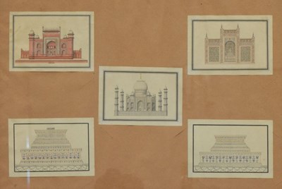 Lot 306 - Group of fifteen 19th Century 'Company School' Indian watercolours