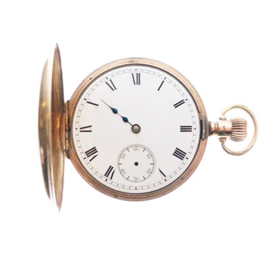 Lot 120 - Early 20th Century Waltham 9ct gold half hunter pocket watch