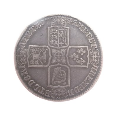 Lot 369 - George II Lima Halfcrown, 1745