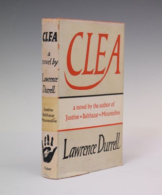 Lot 296 - Durrell (Lawrence) - Clea, 1st Edition, and others