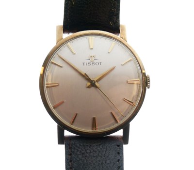 Lot 102 - Tissot - gentleman's 9ct wristwatch