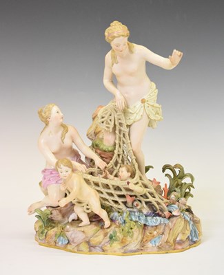 Lot 460 - Meissen group ‘The Capture the Tritons’