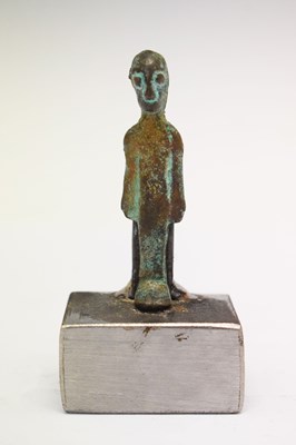 Lot 405 - Bronze Age votive figure, probably c. 4th Century BC